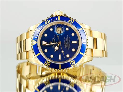 rolex submariner solid gold used new york|rolex submariner all gold price.